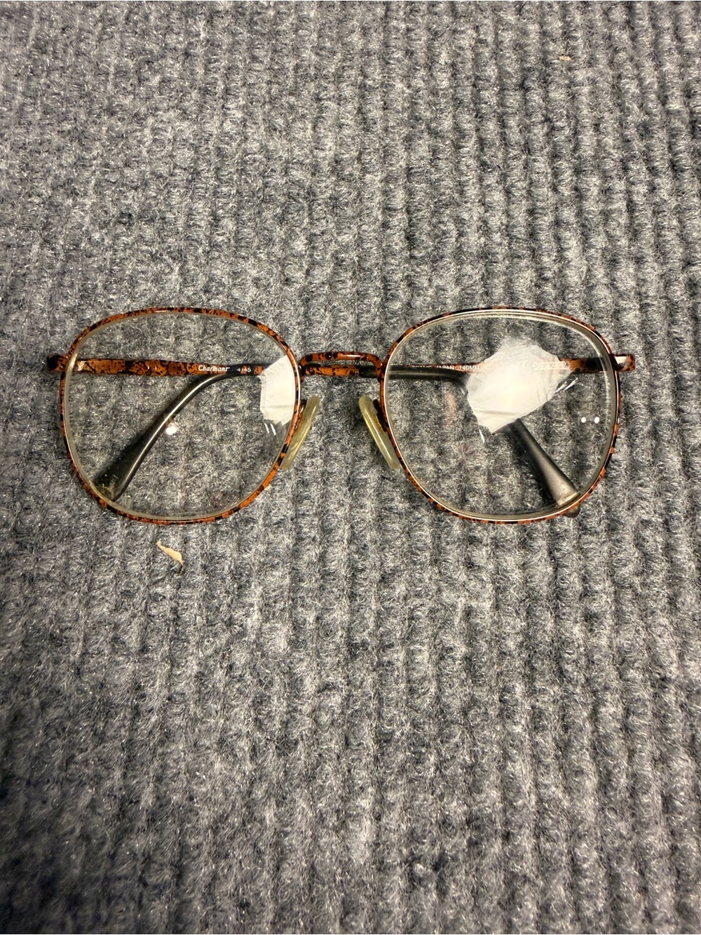 Charmant Vintage 4145 Tortoiseshell Round Frame Glasses